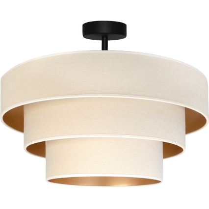 Brilagi - Повърхностно монтиран полилей LUNETA 1xE27/60W/230V Ø 40 см кремав/златен