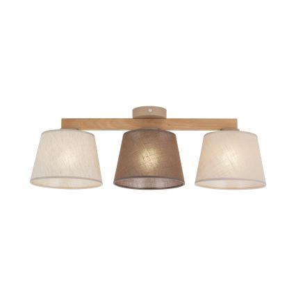 Brilagi - Прилепнал полилей LATTE, 3xE27/15W/230V, цвят бор/микс