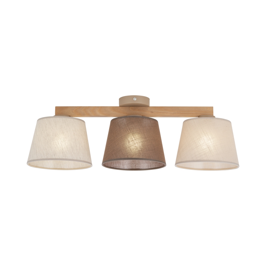 Brilagi - Прилепнал полилей LATTE, 3xE27/15W/230V, цвят бор/микс