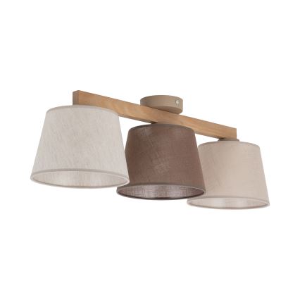 Brilagi - Прилепнал полилей LATTE, 3xE27/15W/230V, цвят бор/микс