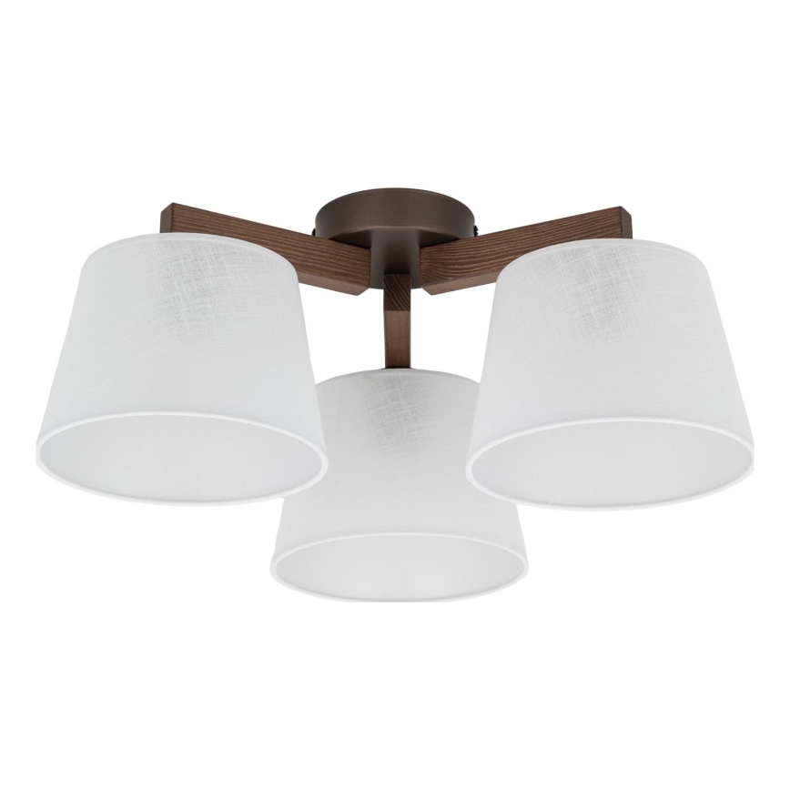 Brilagi - Приставен полилей LATTE 3xE27/15W/230V бор/бял