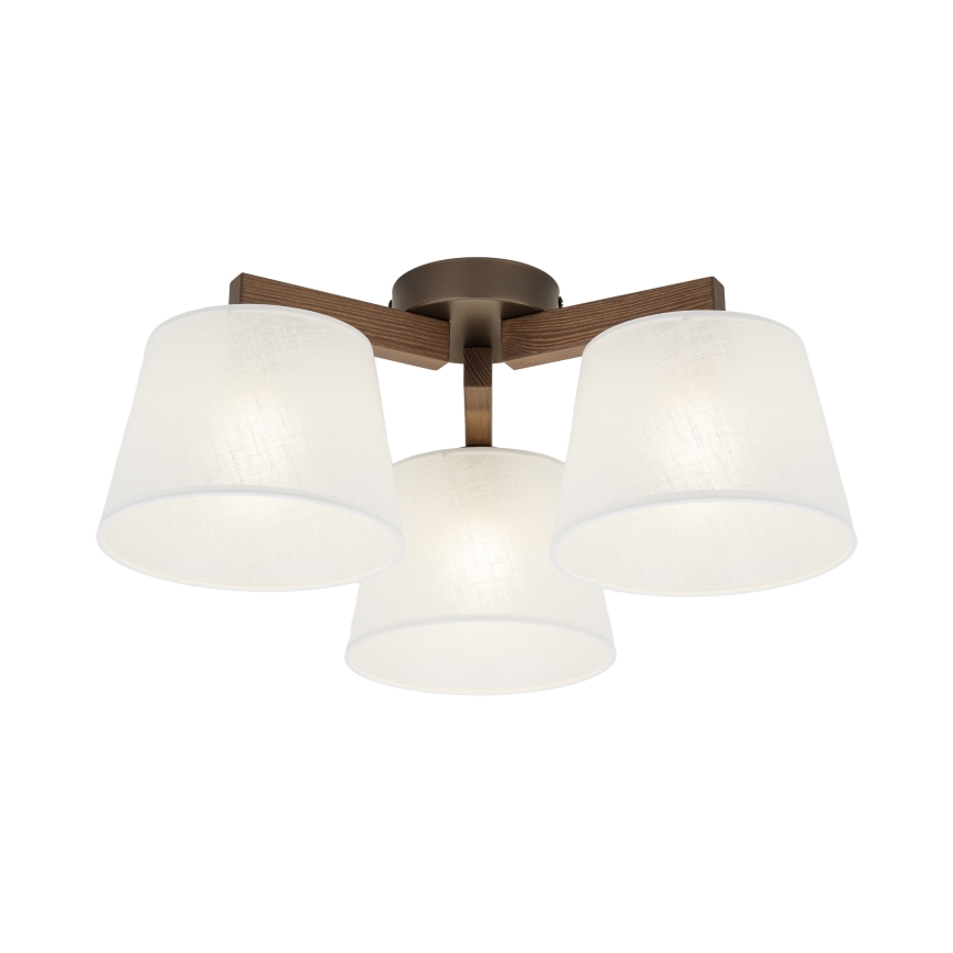 Brilagi - Приставен полилей LATTE 3xE27/15W/230V бор/бял