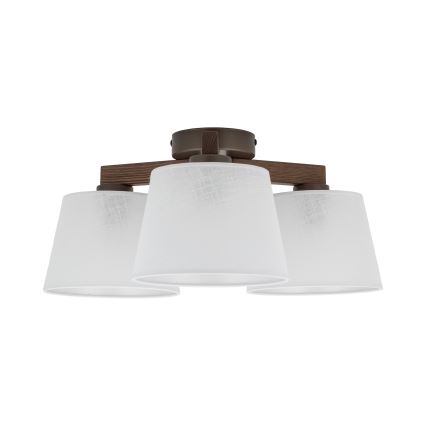 Brilagi - Приставен полилей LATTE 3xE27/60W/230V бор/бял