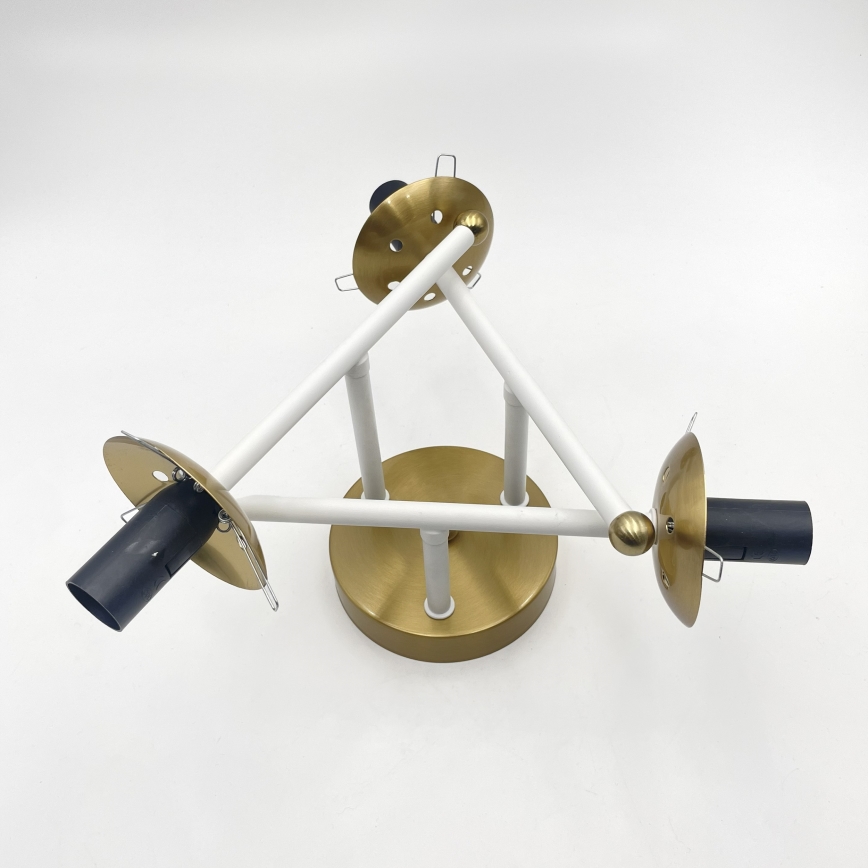 Brilagi - Прикрепен полилей MALIVA 3xE14/15W/230V златист/бял