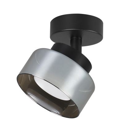 Brilagi - LED RGB+CCT Димируемо точково осветително тяло AURA LUX 1xGX53/14W/230V 2700-6500K Wi-Fi Tuya черно/димчато