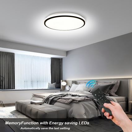 Brilagi - LED димируемо таванно осветително тяло SMART LED/24W/230V Ø 38 см 3000-6000K Wi-Fi Tuya Beacon + дистанционно управление