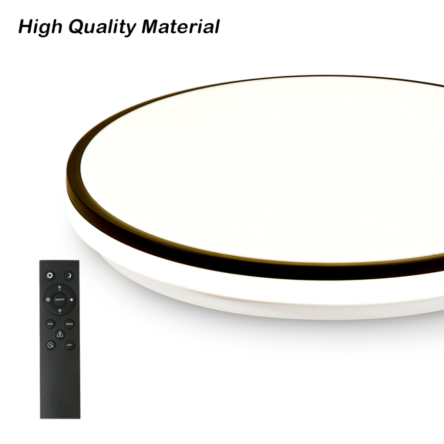 Brilagi - LED димируемо таванно осветително тяло SMART LED/24W/230V Ø 38 см 3000-6000K Wi-Fi Tuya Beacon + дистанционно управление