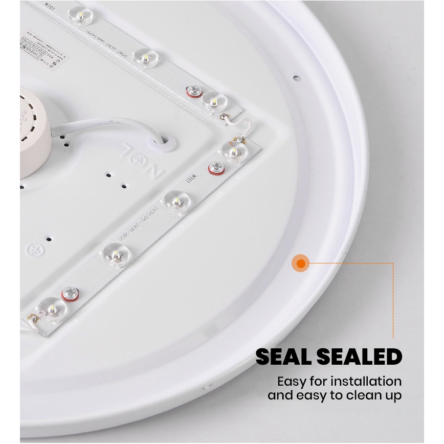 Brilagi - Димируем плафон SMART LED/36W/230V Ø 48 см 3000-6000K Wi-Fi Tuya Beacon + дистанционно управление