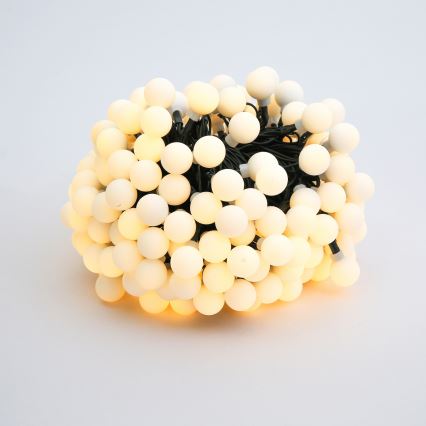 BRILAGI - Соларен LED декоративен гирлянд BUBBLE 200xLED/8 режима 20 m IP65 топла бяла 800 mAh
