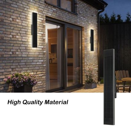 Brilagi - LED димируема соларна стенна лампа SUN LED/4W/230V 60 cm 4000 mAh IP44