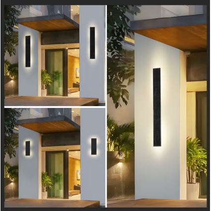Brilagi - LED димируема соларна стенна лампа SUN LED/4W/230V 60 cm 4000 mAh IP44