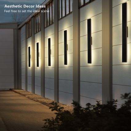 BRILAGI - Димируема LED соларна стенна лампа SUN LED/5,5W/3,7V 100 cm 6000 mAh IP44