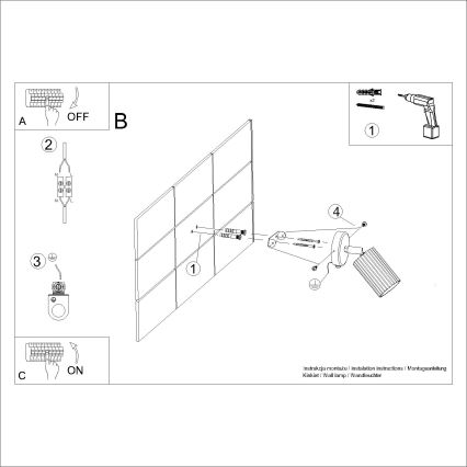 Brilagi - Спот аплик CRESTO 1xGU10/10W/230V златист