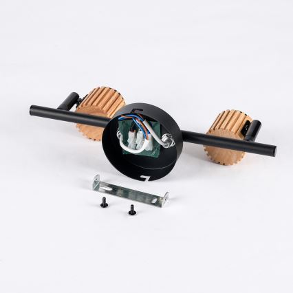 Brilagi - Спот ODENSE 2xE14/10W/230V дърво/черно