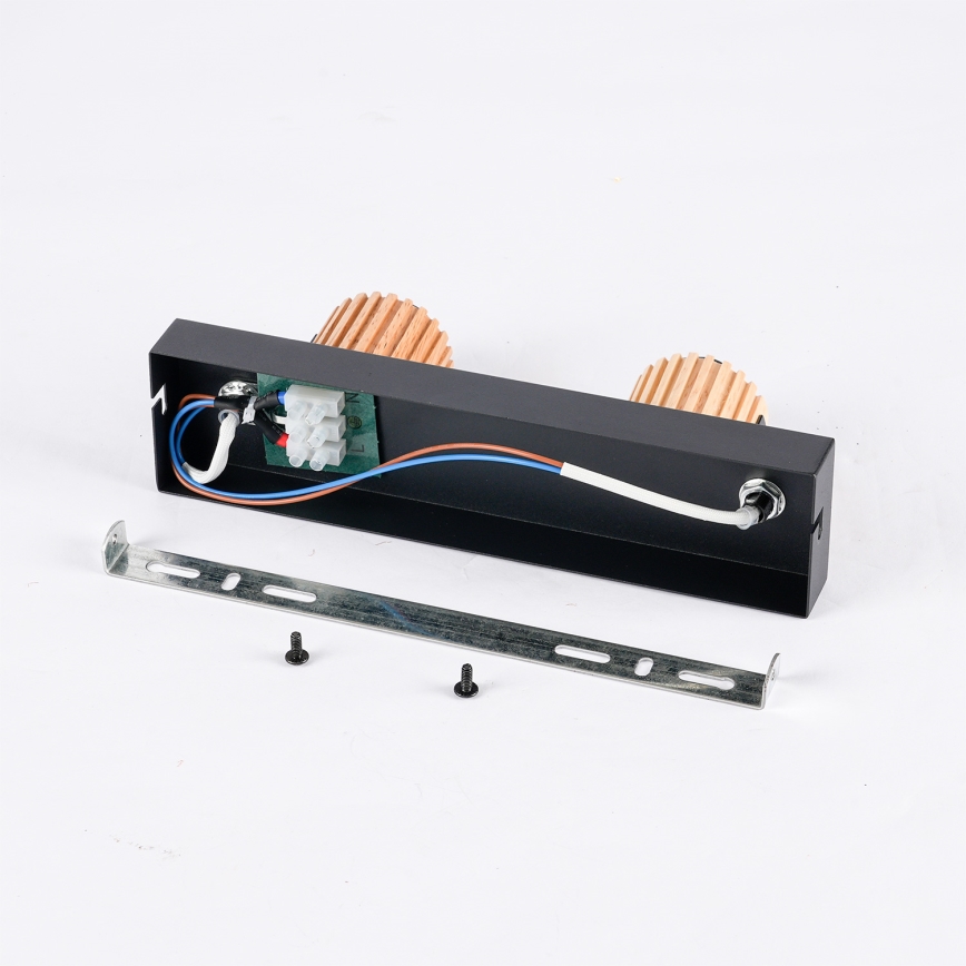 Brilagi - Спот ODENSE 2xE14/10W/230V дърво/черно