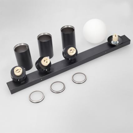 Brilagi - Спот осветително тяло SELE BALL 3xGU10/30W/230V + 1xG9/10W черно