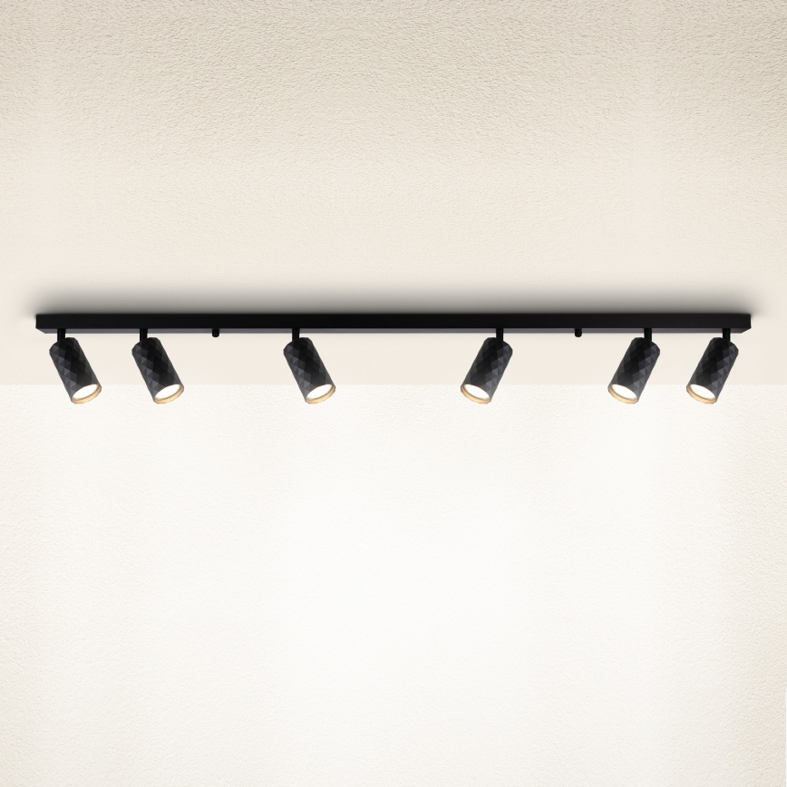 Brilagi - Спот осветително тяло SELE DIAMANT 6xGU10/30W/230V черно