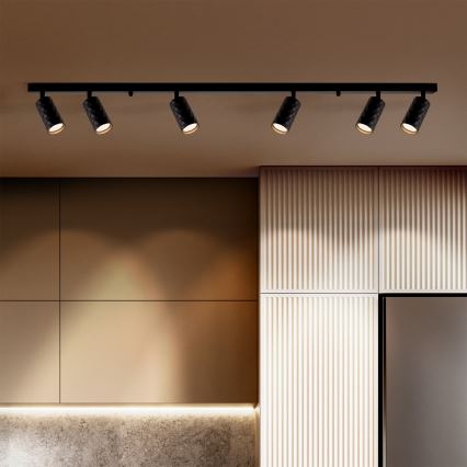 Brilagi - Спот осветително тяло SELE DIAMANT 6xGU10/30W/230V черно