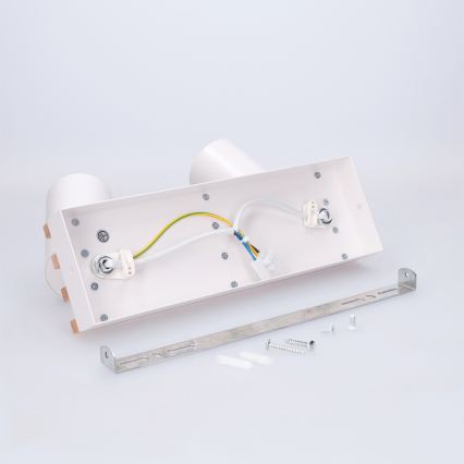 Brilagi - Спот осветително тяло SELE WOOD ACOUSTIC 2xGU10/30W/230V бяло/дърво