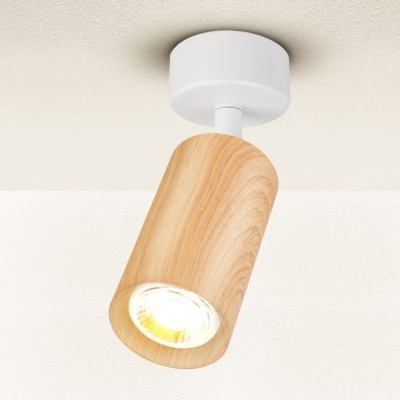 Brilagi - Спот SELE 1xGU10/30W/230V бял/дъбов декор