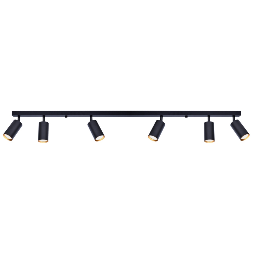 Brilagi - Спот SELE 6xGU10/30W/230V черен/златист