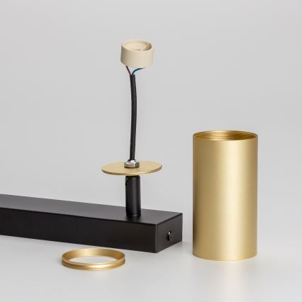 Brilagi - Спот SELE GOLDEN 2xGU10/30W/230V черен/златист