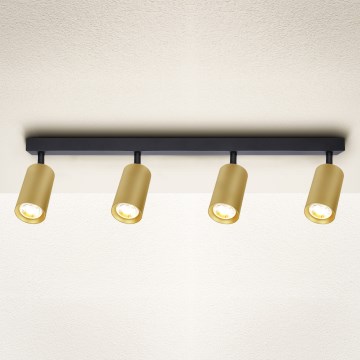 Brilagi - Спот SELE GOLDEN 4xGU10/30W/230V черен/златист