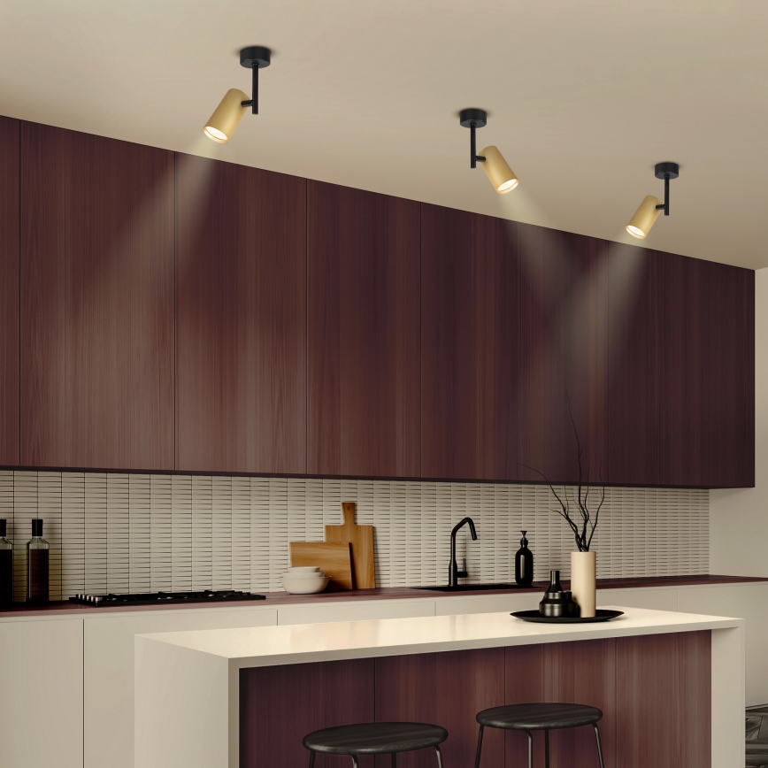 Brilagi - Спот SELE VERTICAL 1xGU10/30W/230V черен/златист