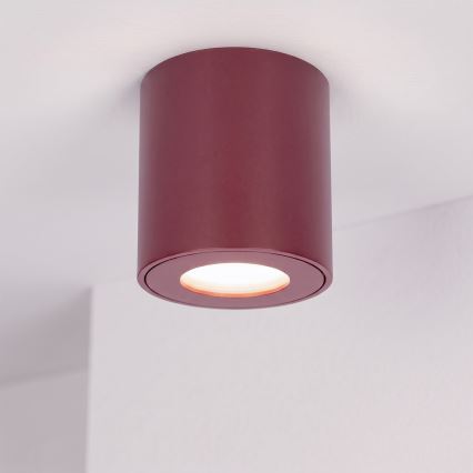 BRILAGI - Спот за баня MIA 1xGU10/30W/230V 84x80 мм бордо IP54