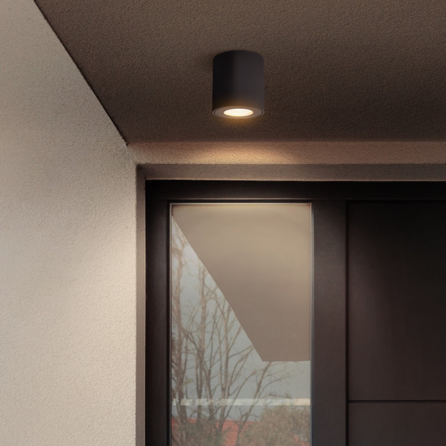 Brilagi - Спот за баня MIA 1xGU10/30W/230V 84x80 мм черен IP54