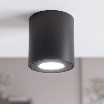 BRILAGI - Спот за баня MIA 1xGU10/30W/230V 84x80 мм черен IP54