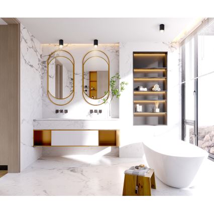 Brilagi - Спот за баня SELE 1xGU10/30W/230V IP44 черен