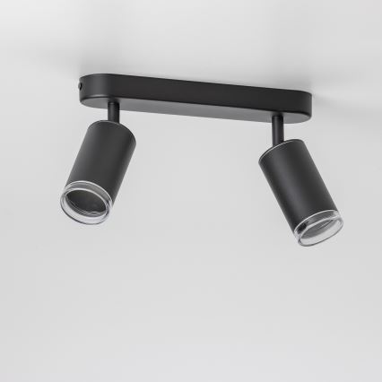 Brilagi - Спот за баня SELE 2xGU10/30W/230V IP44 черен