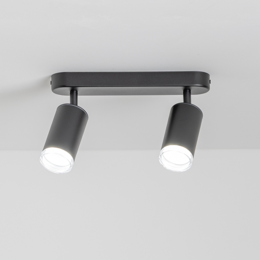 Brilagi - Спот за баня SELE 2xGU10/30W/230V IP44 черен