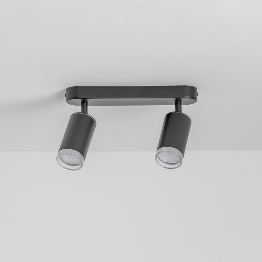 Brilagi - Спот за баня SELE 2xGU10/30W/230V IP44 черен