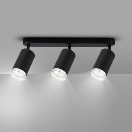 Brilagi - Спот за баня SELE 3xGU10/30W/230V IP44 черен