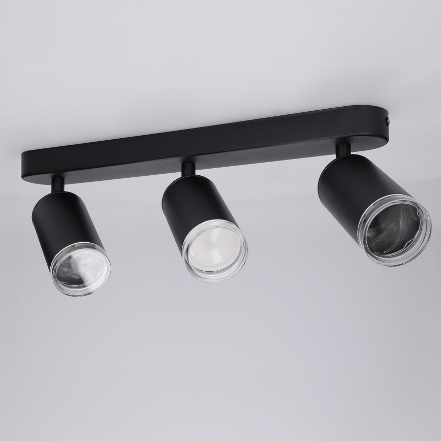 Brilagi - Спот за баня SELE 3xGU10/30W/230V IP44 черен