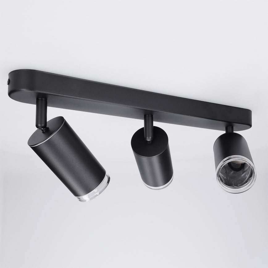 Brilagi - Спот за баня SELE 3xGU10/30W/230V IP44 черен