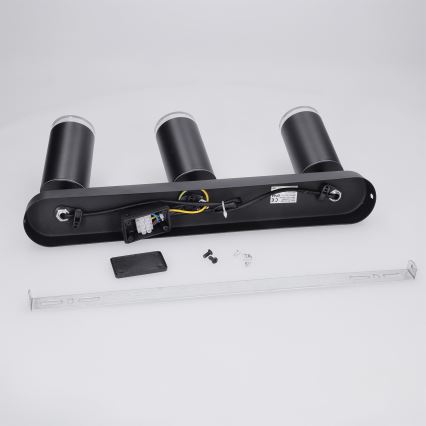 Brilagi - Спот за баня SELE 3xGU10/30W/230V IP44 черен