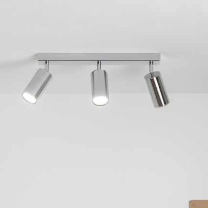 Brilagi - Спот за баня SELE 3xGU10/30W/230V IP44 лъскав хром