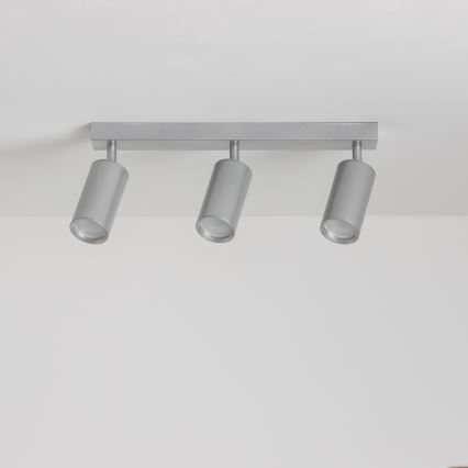 Brilagi - Спот за баня SELE 3xGU10/30W/230V IP44 сребрист