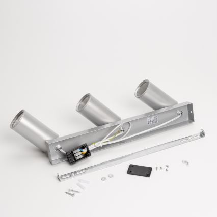 Brilagi - Спот за баня SELE 3xGU10/30W/230V IP44 сребрист