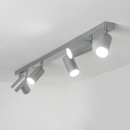 Brilagi - Спот за баня SELE 6xGU10/30W/230V IP44 сребрист