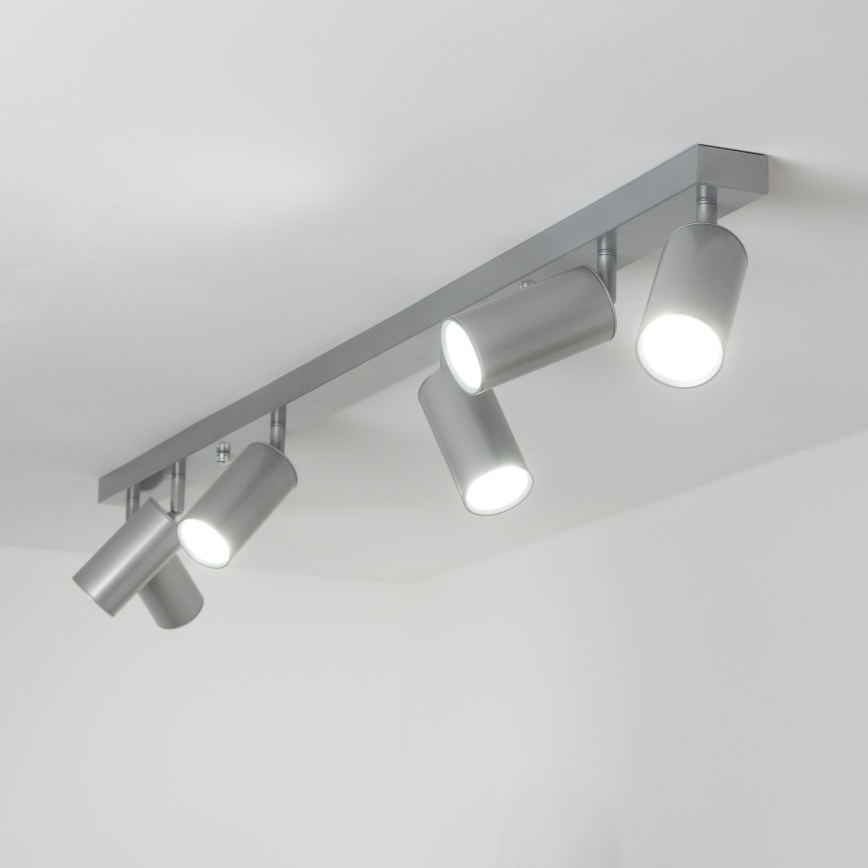 Brilagi - Спот за баня SELE 6xGU10/30W/230V IP44 сребрист