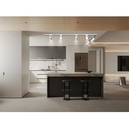 Brilagi - Спот за релсова система HUSKY 8xGU10/10W/230V бял