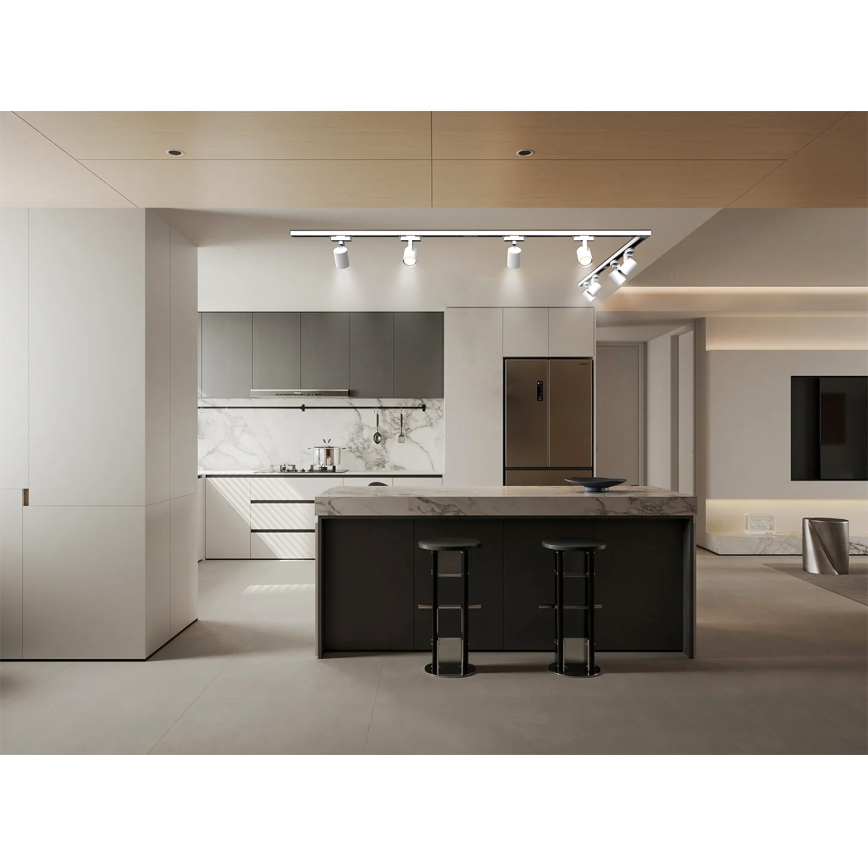 Brilagi - Спот за релсова система HUSKY 8xGU10/10W/230V бял