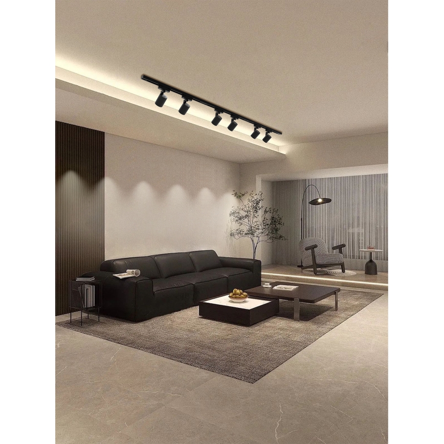 Brilagi - Спот за шинна система HUSKY, 6xGU10/10W/230V, черен