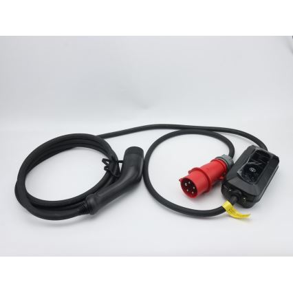 Brilagi - Пътническа станция за зареждане на електрически автомобили FAST AC Тип 2 16A/380V 11kW + щепсел 230V, 3,7kW 5m + калъф