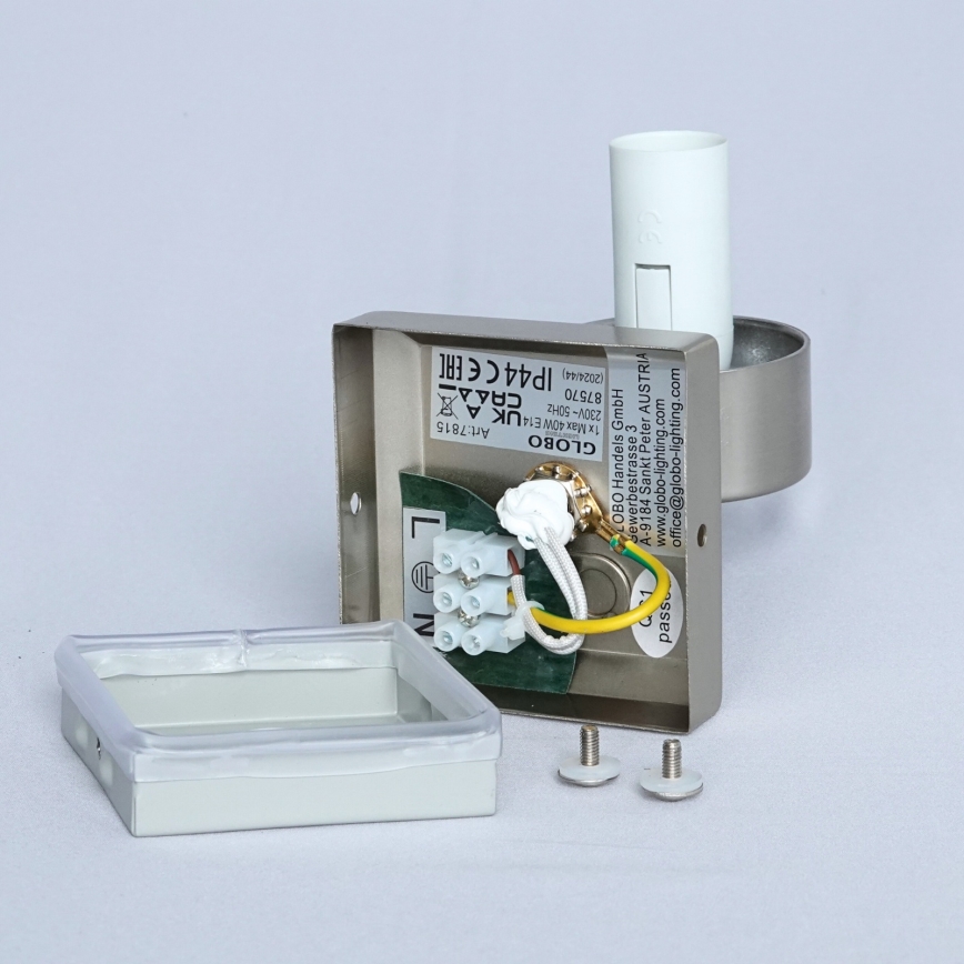 Brilagi - Стенен аплик за баня RAY 1xE14/40W/230V IP44