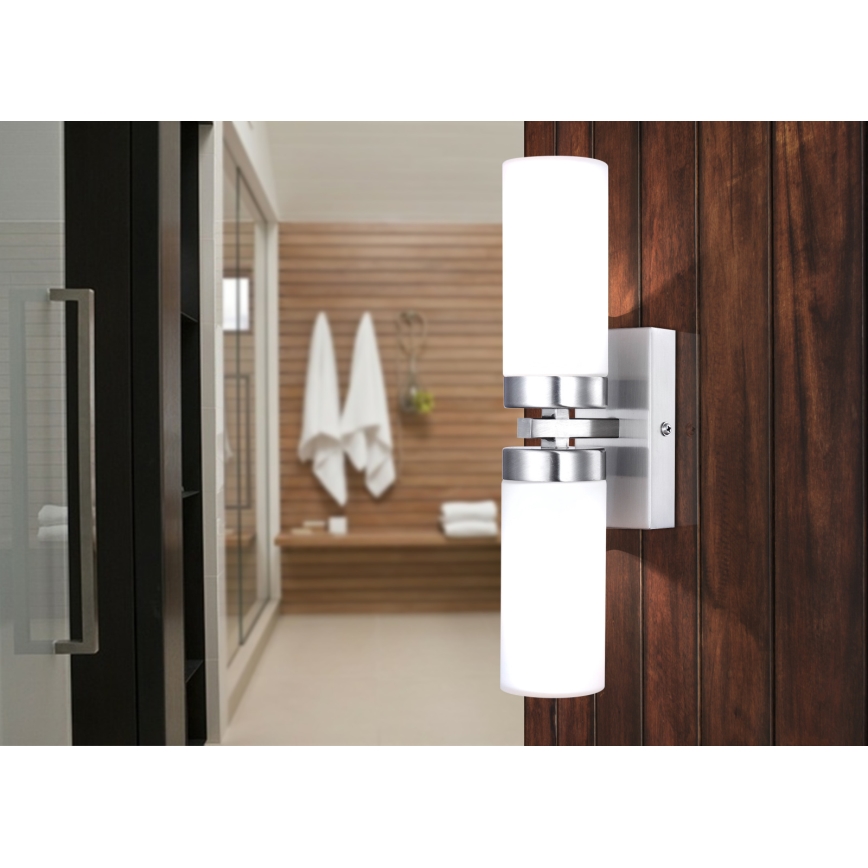 Brilagi - Стенен осветител за баня RAY 2xE14/40W/230V IP44